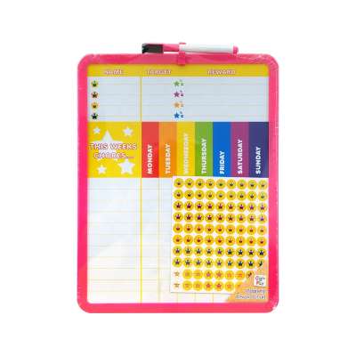 2020 China Dry Erase Magnetic Flexible Whiteboard Chore Chart Reward Chart for Kids Learning & Teaching