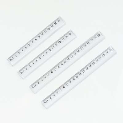 Promotional School Single Wave Ruler Plastic Straight Ruler For Students